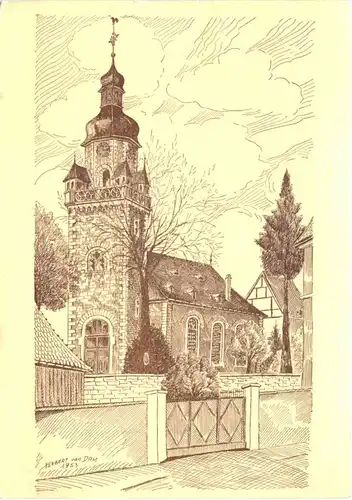 Ober-Saulheim - Die ev. Kirche -704834