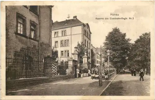 Hanau - Kaserne des Eisenbahn Regts Nr.3 -704766