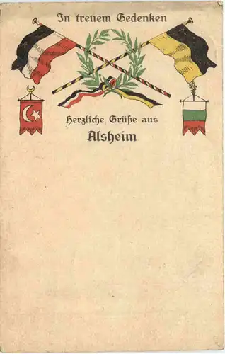 Grüsse aus Alsheim - WW1 -705062