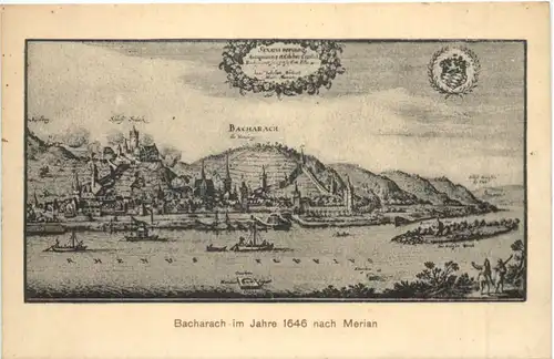 Bacharach am Rhein im Jahre 1646 -705280