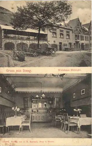 Gruss aus Steeg - Weinhaus Hütwohl - Bacharach -705152