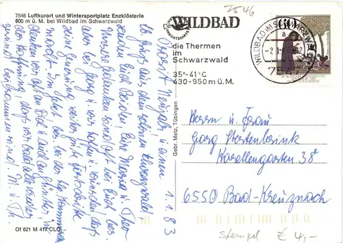 Enzklösterle Schwarzwald -705412