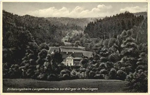 Erholungsheim Langethalsmühle bei Bürgel in Thüringen -705704