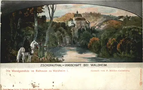 Zschopauthal - Landschaft bei Waldheim -705602