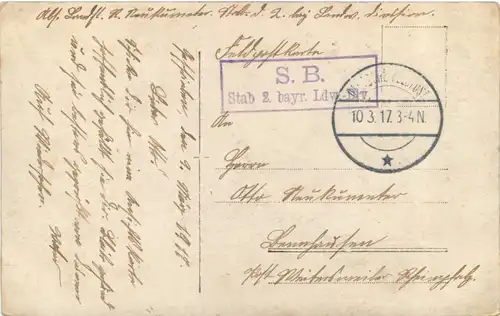 WW1 - Feldpost -705804