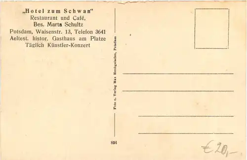 Potsdam - Hotel zum Schwan -705826