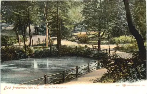Bad Freienwalde - Partie im Kurpark -705880
