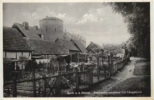 Barth an der Ostsee - Stadtwallpromenade -705934