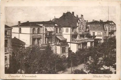 Ostseebad Warnemünde - Blücher Strasse -705936