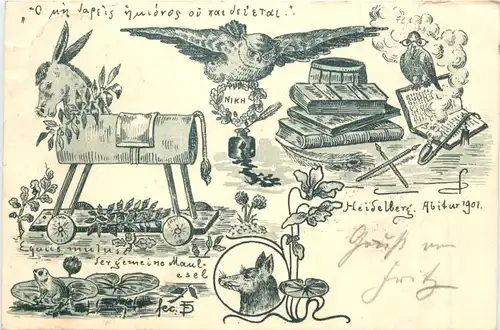 Heidelberg - Abitur 1901 - Studentika -706082