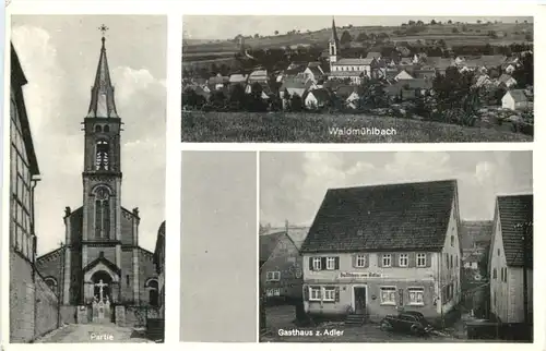 Waldmühlbach - Gasthaus zum Adler - Billigheim -706022