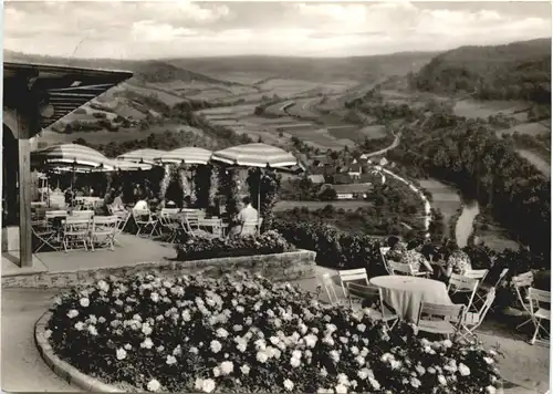 Langenburg - Schloss Cafe im Rosengarten -706354