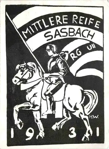 Gymnasium Sasbach - Mittlere Reife 1931 -706552