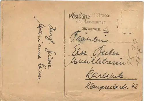 Karlsruhe - Fichteschule Abiturium 1931 - Studentika -706546