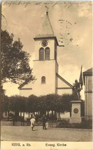 Kehl am Rhein - Evang. Kirche -706618