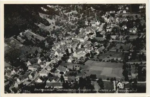 Badenweiler Oberweiler vom Flugzeug aus -706802