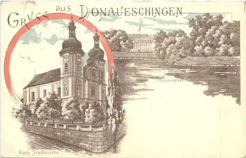 Gruss aus Donaueschingen - Litho -706712