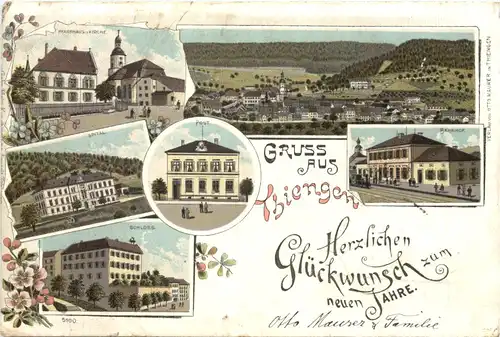 Gruss aus Thiengen - Litho -706796