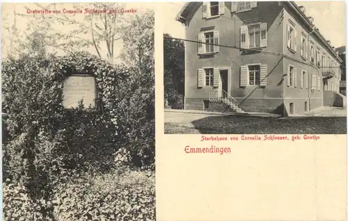 Emmendingen - Sterbehaus von Cornelia Schlosser -706878