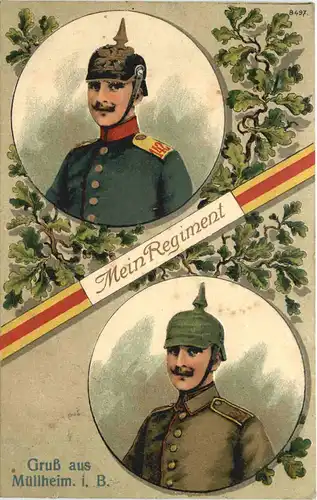 Gruss aus Müllheim in Baden - Mein Regiment -706846