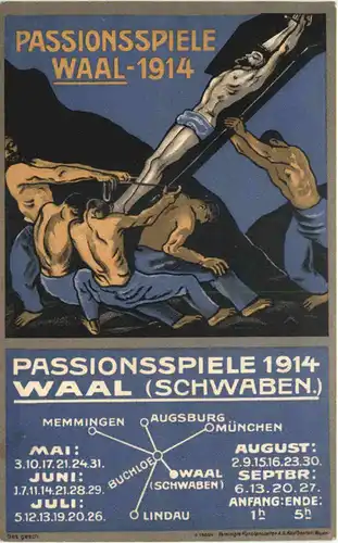 Waal Schwaben - Passionsspiele 1914 -706922