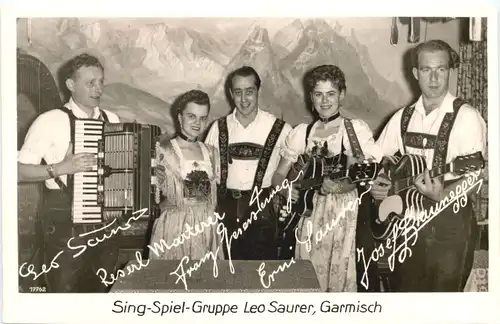 Garmisch - Sing-Spiel-Gruppe Leo Saurer -707226