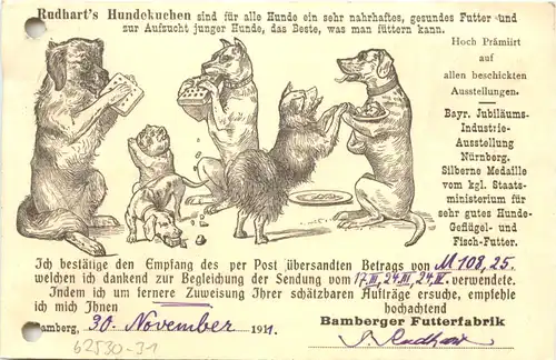 Bamberg - Futter Fabrik Peter Rudhart -707390