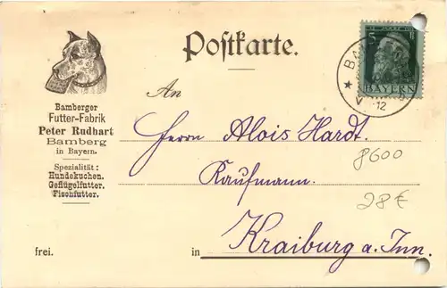 Bamberg - Futter Fabrik Peter Rudhart -707390