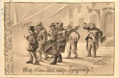 Auf Künstler nach Bayreuth -707400