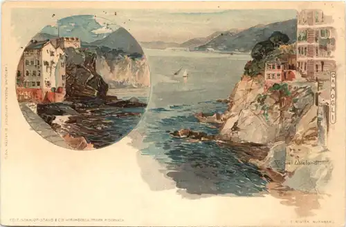 Camogli Künstler Ak Manuel Wielandt - Litho -707642