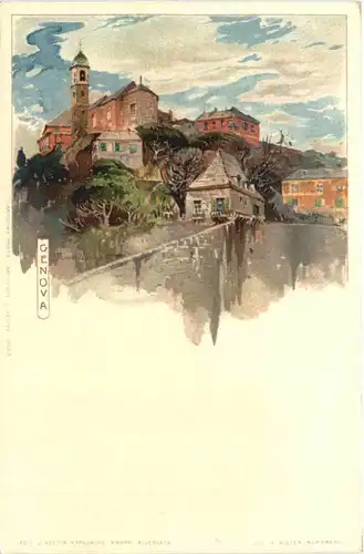 Genova Künstler Ak Manuel Wielandt - Litho -707640