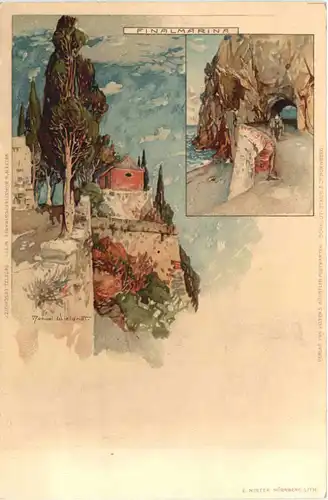 Finalmarina Künstler Ak Manuel Wielandt - Litho -707632