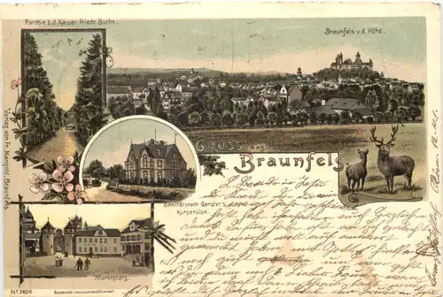 Gruss aus Braunfels - Litho -707868