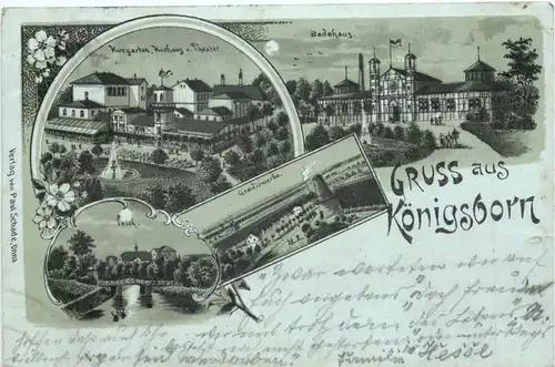 Gruss aus Königsborn Unna - Litho -707998