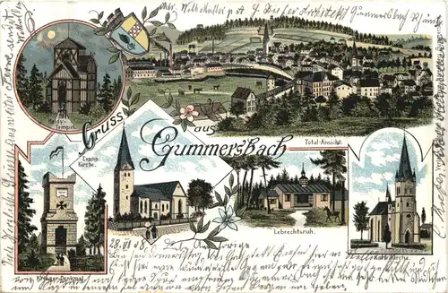 Gruss aus Gummersbach - Litho -708022