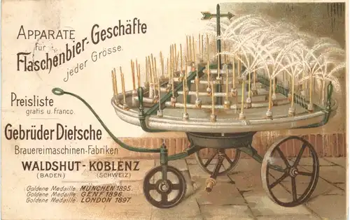 Waldshut Koblenz - Apparate für Flaschenbier Geshcäfte -708058