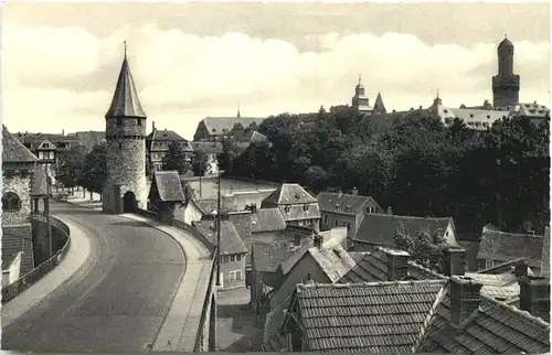 Homburg v. d. H. - Blick zum Schloss -708148