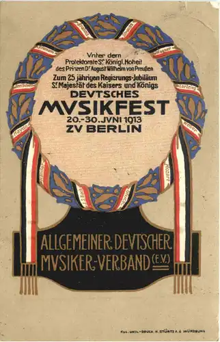 Berlin - Deutsches Musikfest 1913 -708046