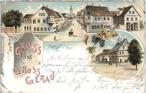 Gruss aus Gross-Gerau - Litho -708044