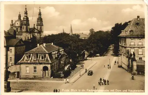 Fulda - Blick in dei Pauluspromenade -708338