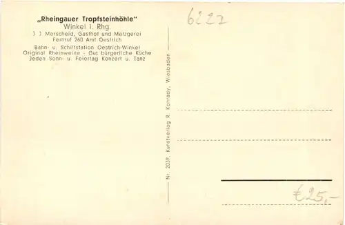 Winkel im Rheingau - Tropfsteinhöhle -708442