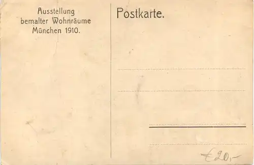 München - Ausstellung bemalter Wohnräume 1910 -708504