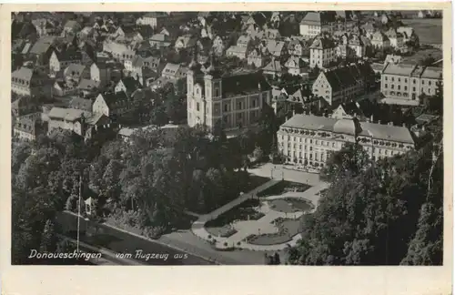 Donaueschingen vom Flugzeug aus -708642