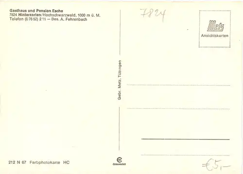 Hinterzarten - Gasthaus Esche -708698