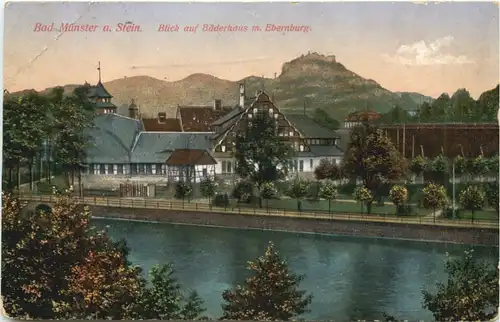 Bad Münster am Stein - Blick auf Bäderhaus -708616