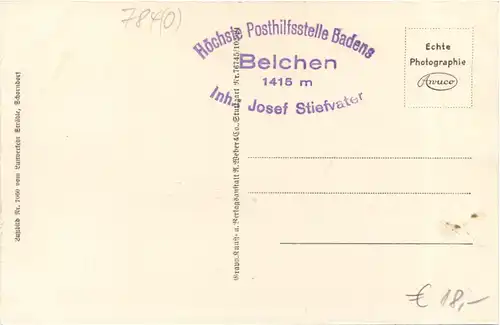 Belchenspitze vom Flugzeug -708756