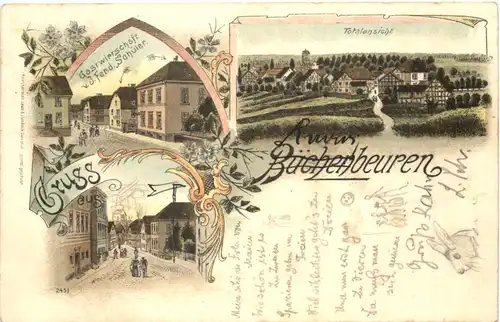 Gruss aus Büchenbeuren - Litho -708898