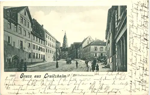 Gruss aus Crailsheim - Wilhelmsstrasse -708978