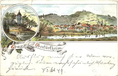 Gruss aus Obertürkheim - Litho -708990
