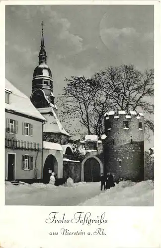 Nierstein am Rhein - Frohe Festgrüsse -709168